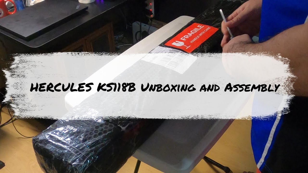 Hercules KS118B Unboxing and Assembly.