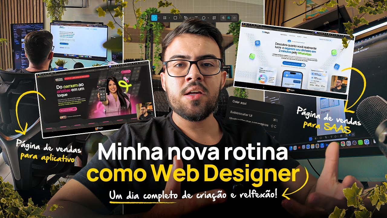 Minha nova rotina como WEB DESIGNER | Transição de área, novas metas e muita demanda