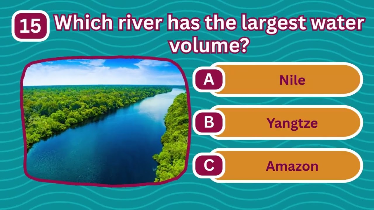 Can You Name These 30 World Capitals & Rivers? 🌍 | Geography Quiz #GeographyQuiz #GeographyTrivia