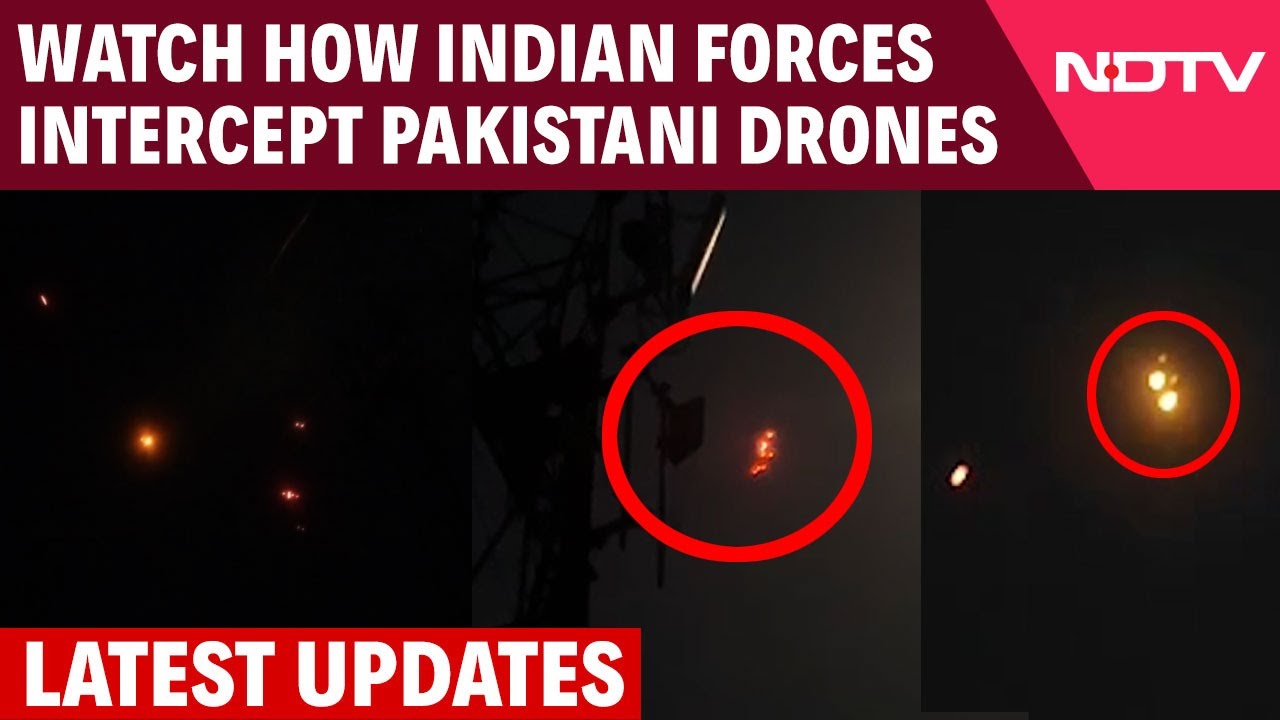 Pakistan Drone Attack Updates | Indian Forces Intercept Pakistani Drones In Jammu