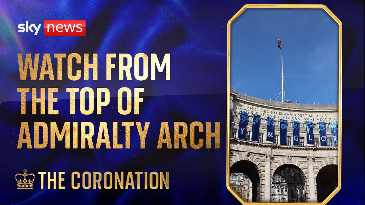 Watch live from the top of Admiralty Arch