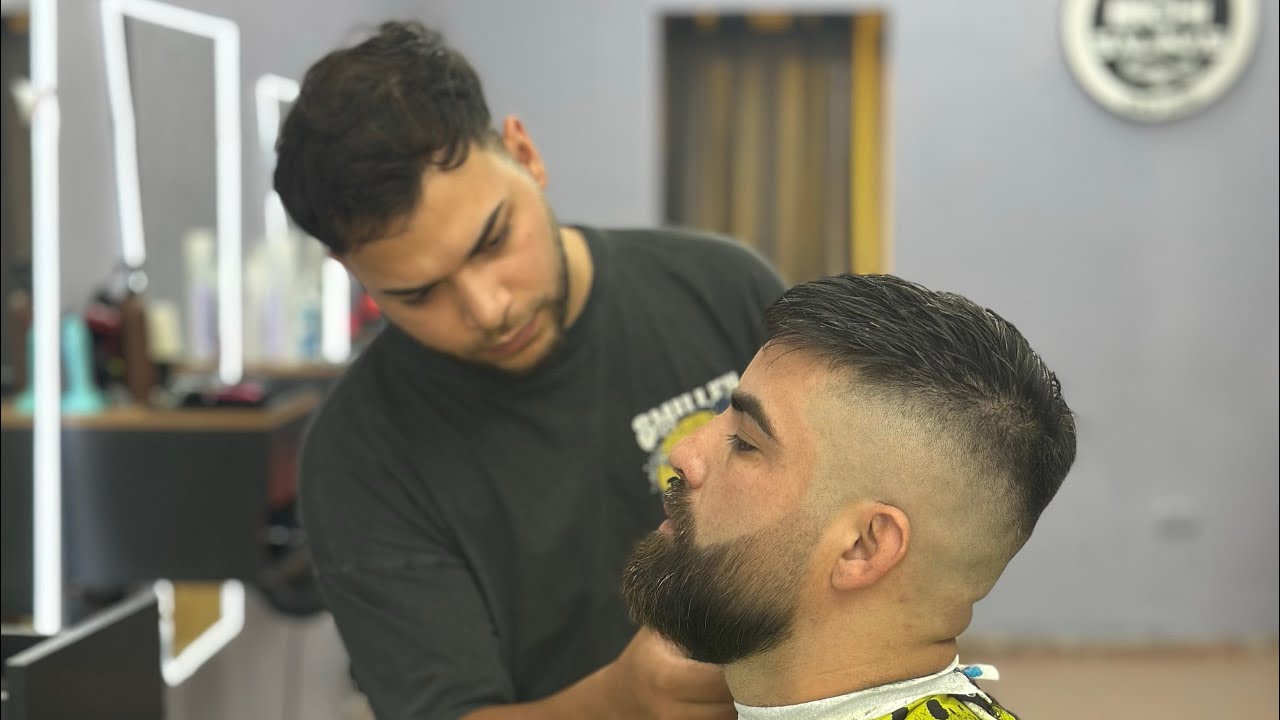 Corte y barba para un amigo y cliente de la barber 💈