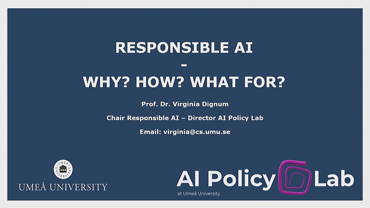 NEXUS AI Symposium: Responsible AI. Why? How? What for?