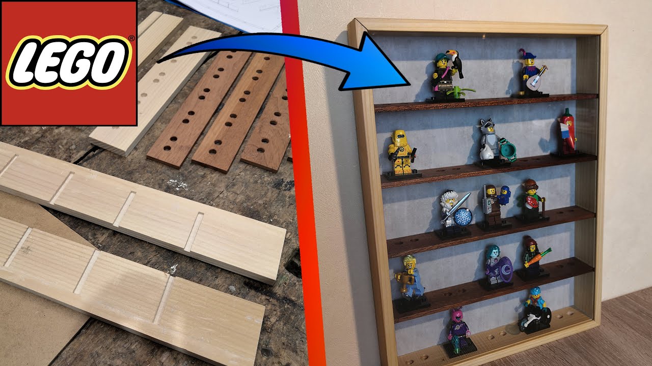 Fabrication d'une vitrine pour figurines LEGO 🔥
