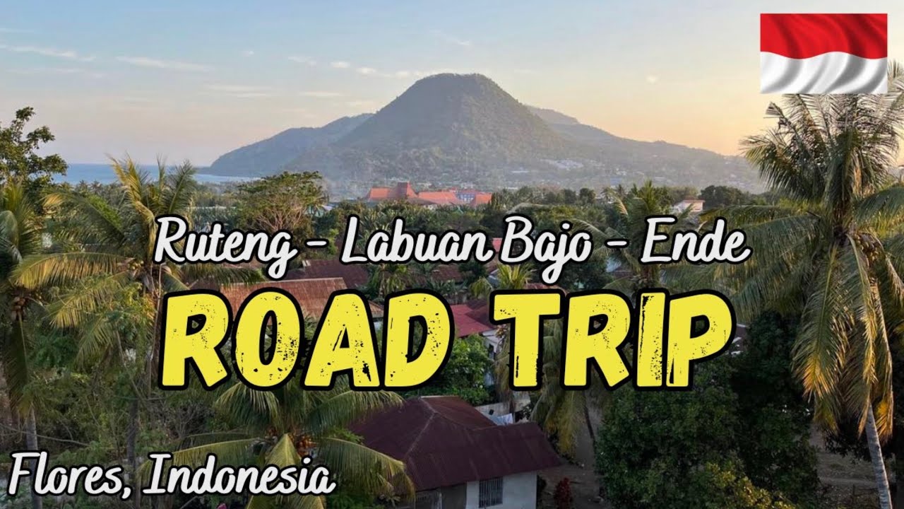 Ruteng spiderweb field, Labuan Bajo, Ende, Flores road trip, Indonesia adventure #48vlog