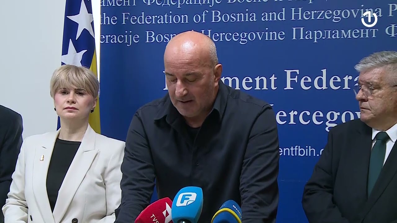 Press konferencija Naše stranke u PD PFBiH, tema je zahtjev za smjenu Dragana Miokovića