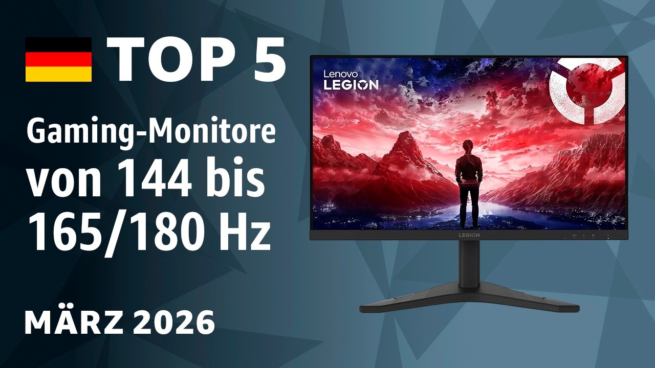 TOP—5. Beste Gaming-Monitore von 144 bis 165/180 Hz. Test & Vergleich Ferbruar 2026