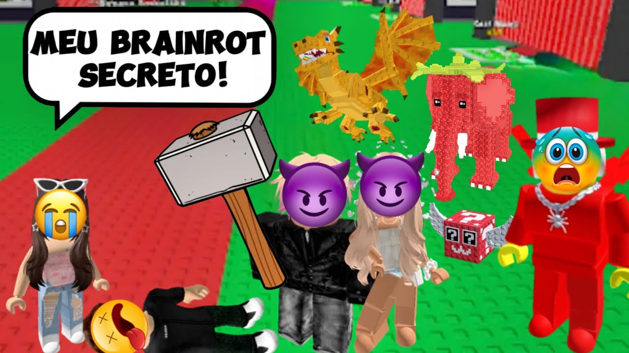 A liga dos vilões que batem e roubam os Brainrots, dominaram o Roblox - História Roblox
