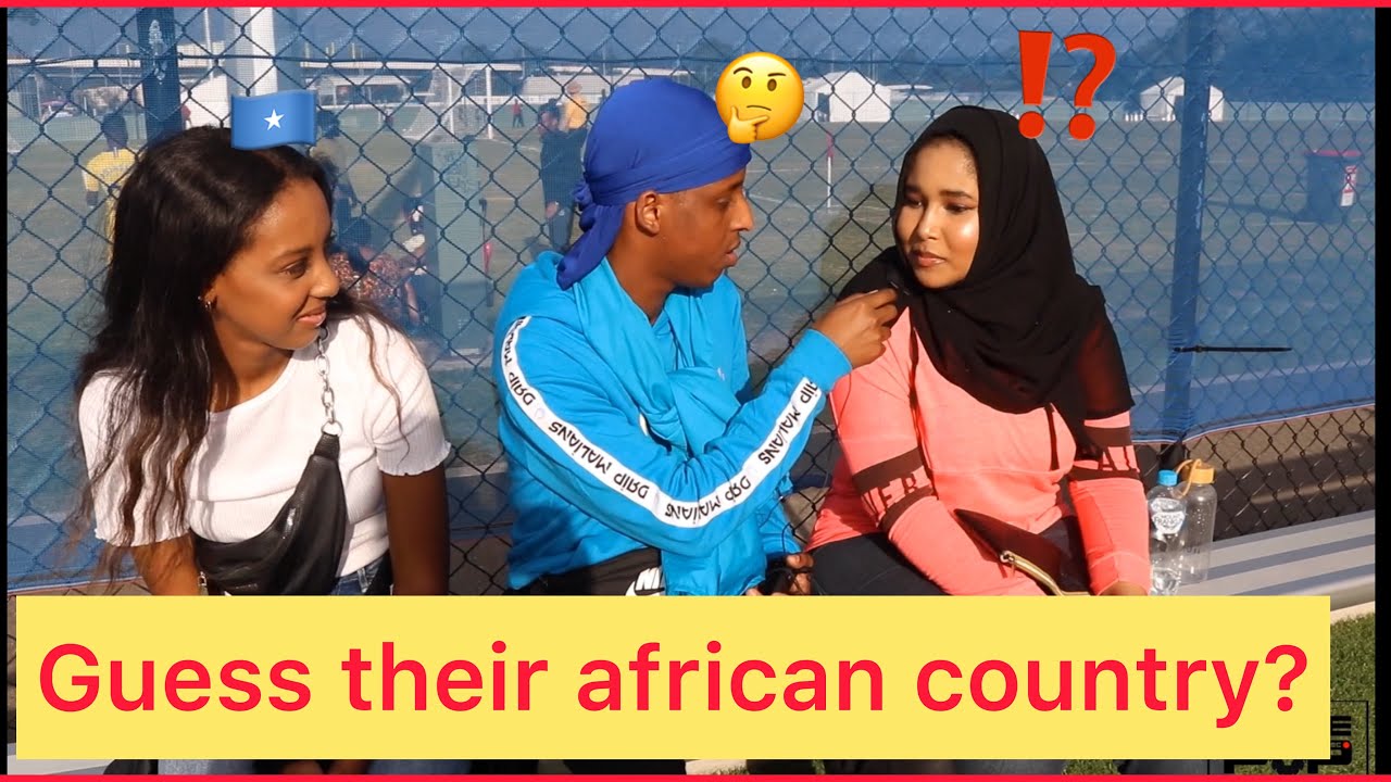 DO ALL AFRICANS LOOK THE SAME?  TRYING TO GUESS THEIR COUNTRY