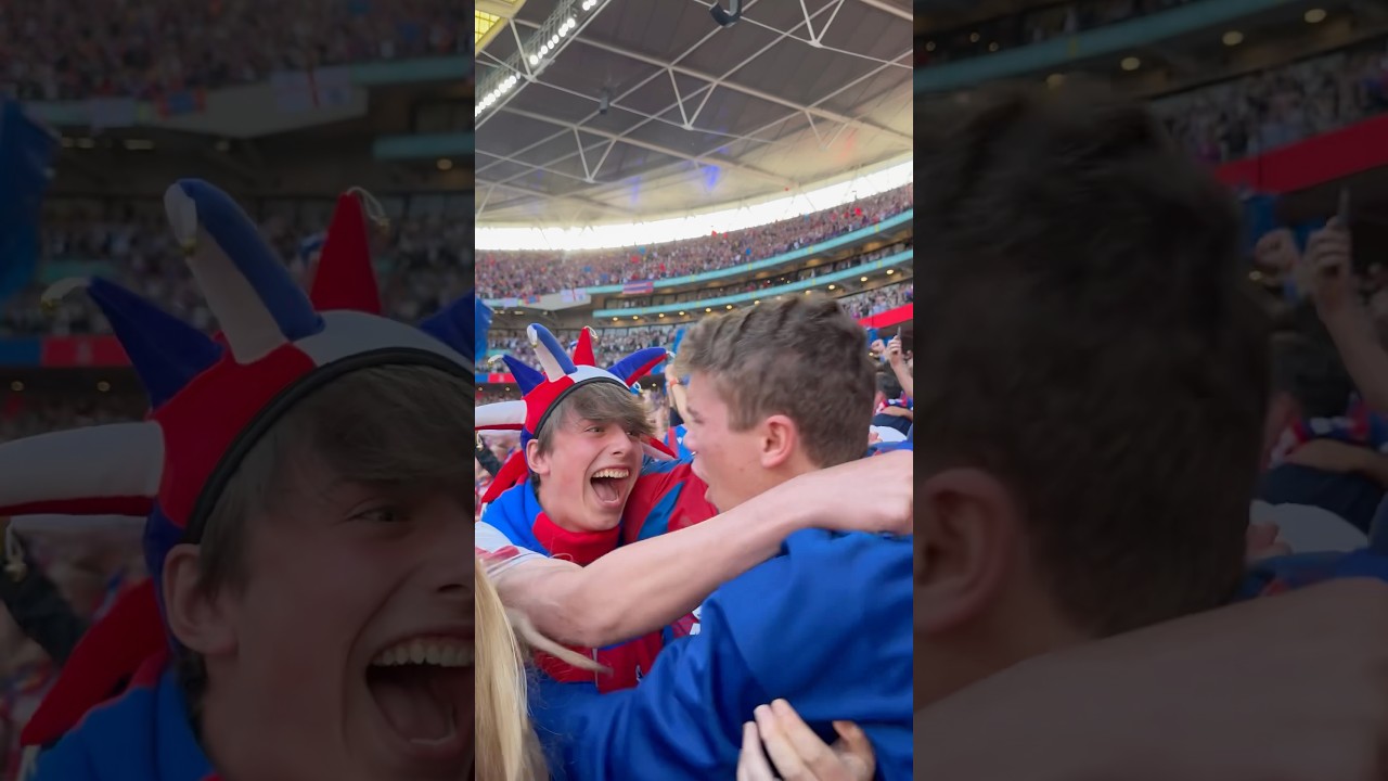 Full Time scenes as Crystal Palace win their first ever FA Cup 🤩