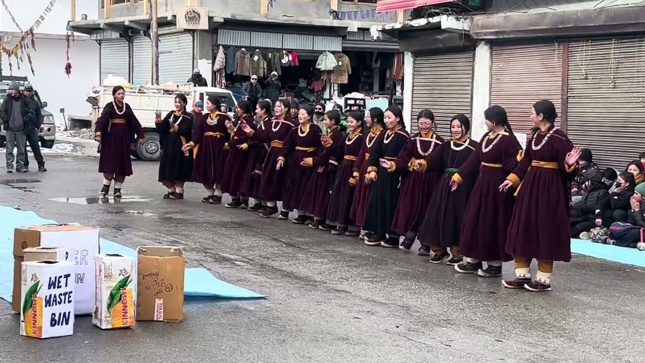 Group dance performance on Ladakhi song#zanskar #ladakh #dancevideo 