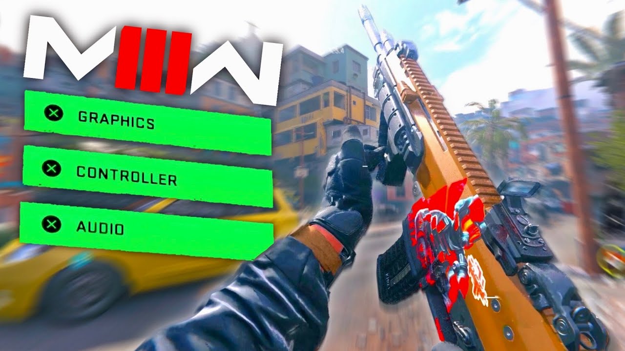BEST SETTINGS MW3 - Graphics, Controller, Audio