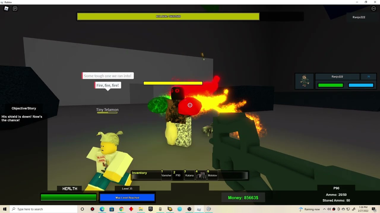 Roblox Undead Nation: Killing Xolbor in 2022