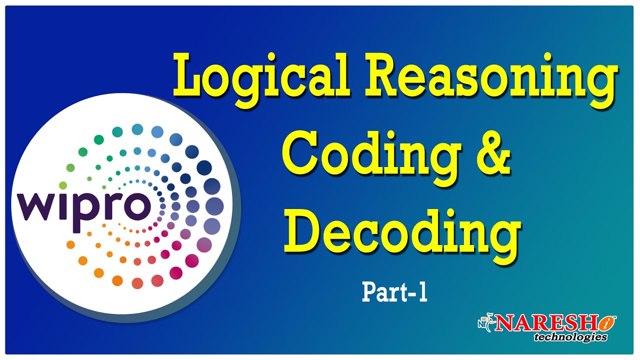 Logical Reasoning | Coding & Decoding | Part-1 | Wipro NLTH-2020 | Session-2 | Mr. Hari Krishna