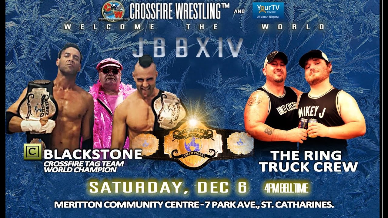 FULL MATCH - RING TRUCK CREW VS BLACKSTONE (C) - JINGLE BELL BRAWL XIV