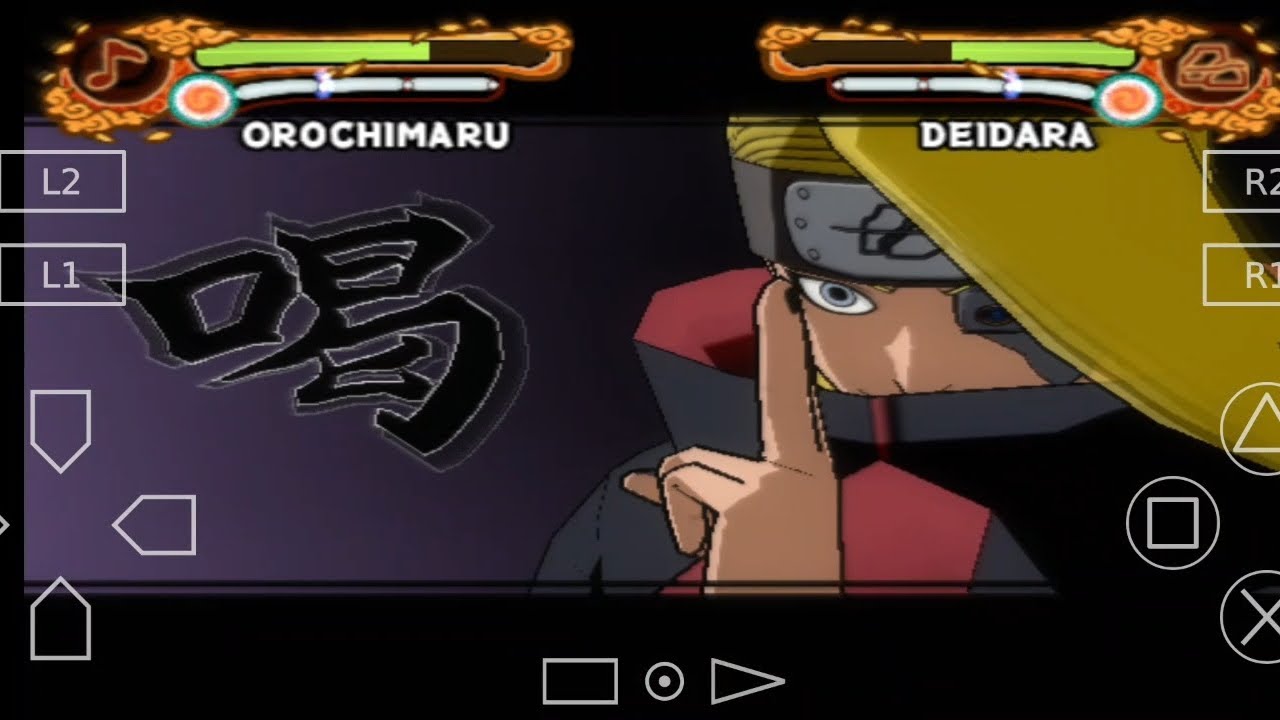 Naruto ultimate ninja 4 / Orochimaru VS Deidara! (Insano] @NarutoGamerBRoficial 