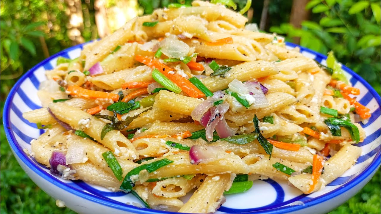 මැකරෝනි පැස්ටා රසට හදන විදිය| Pasta recipe sinhala| macaroni pasta