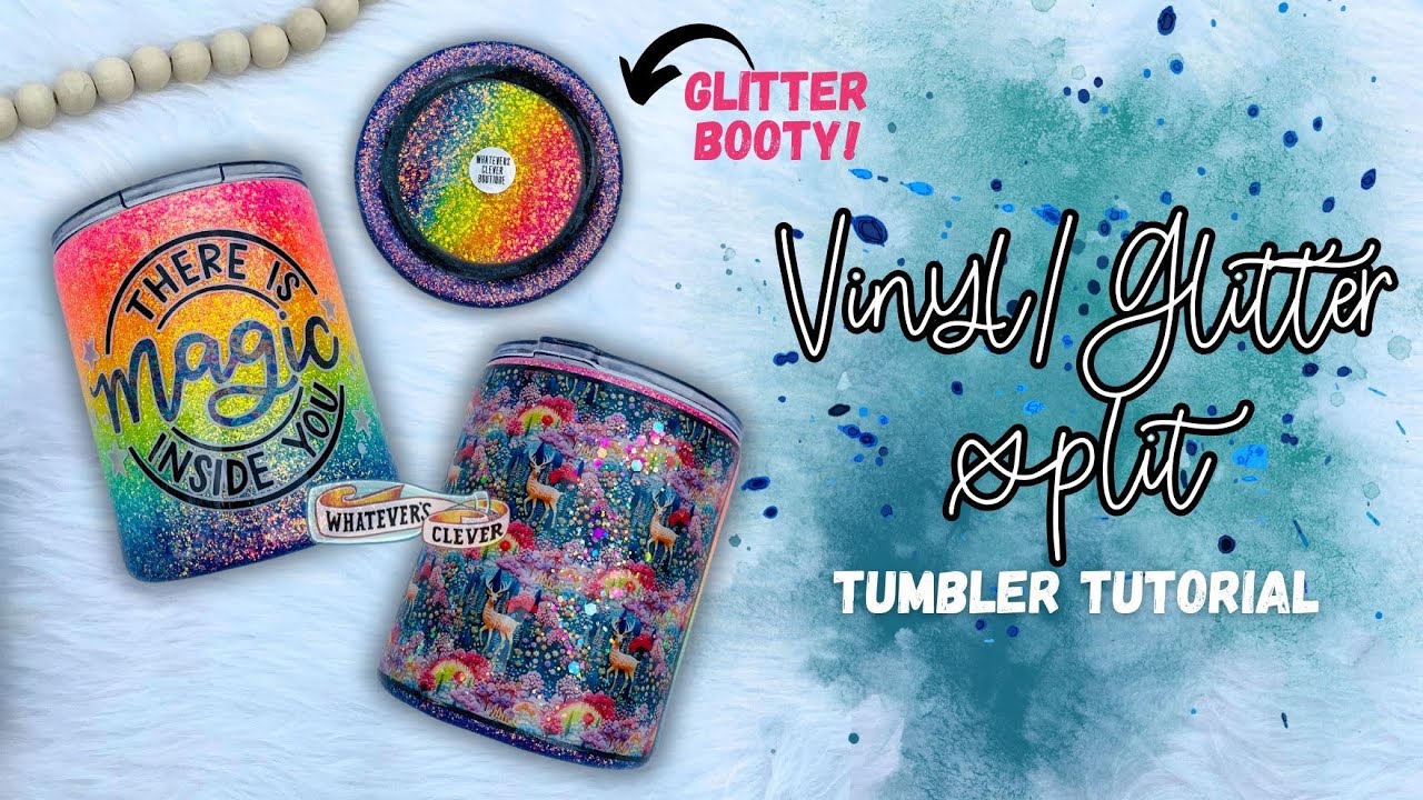 Neon Holiday Magic Tumbler Tutorial