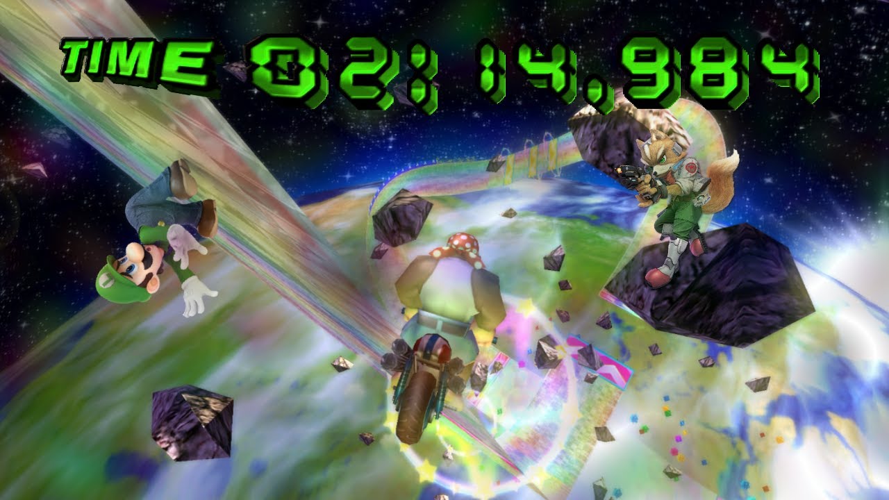 [MKWii TAS] Rainbow Road (No Glitch) - 2:14.984