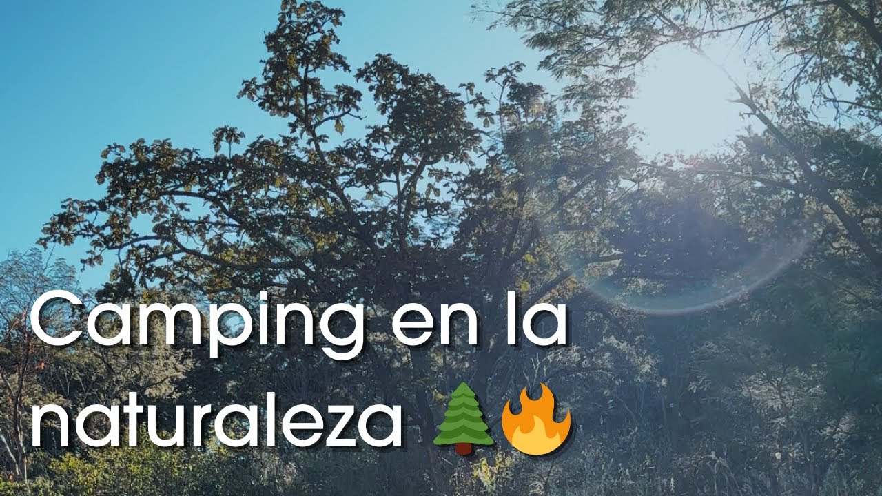 Camping junto al río cerca de Guadalajara 🌲🔥