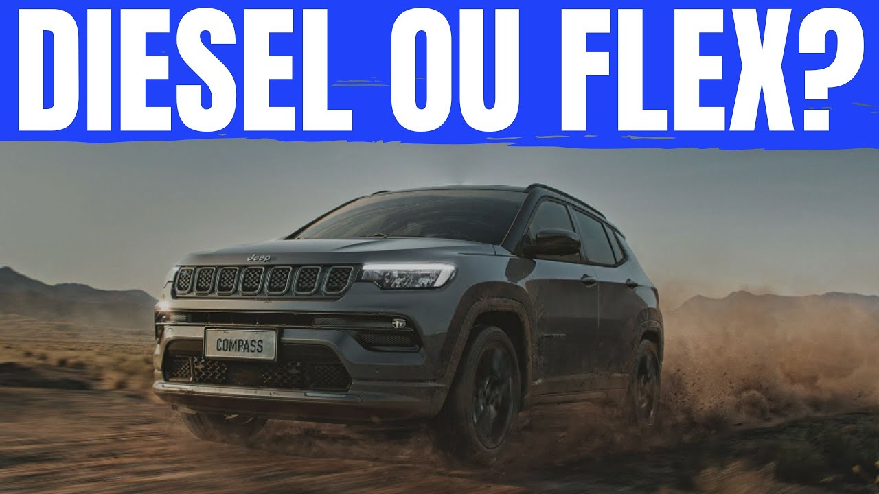QUAL COMPRAR? JEEP COMPASS LIMITED 2.0 DIESEL OU JEEP COMPASS LIMITED 1.3 TURBO FLEX?