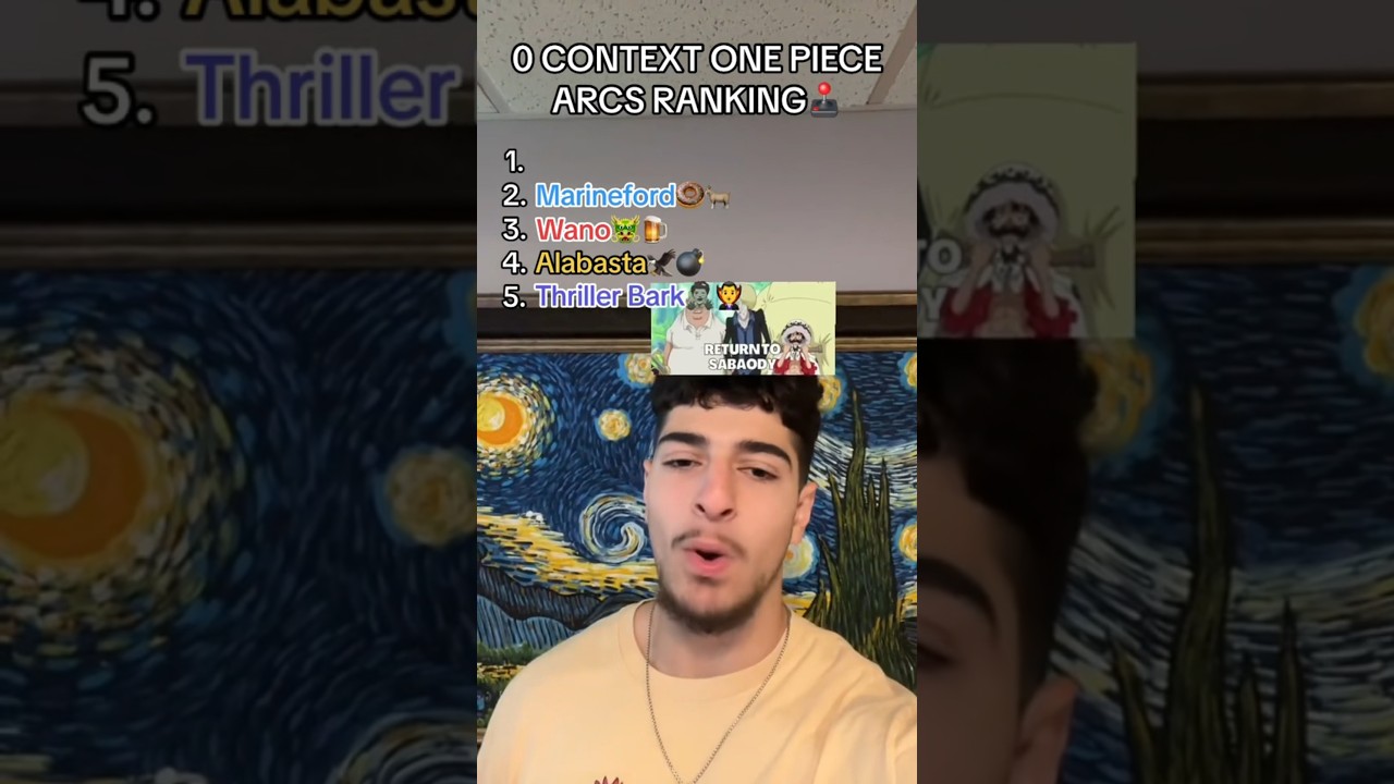 0 CONTEXT ONE PIECE ARCS RANKING🕹️ #onepiece #enieslobby #wano #sabaody #marineford #alabasta