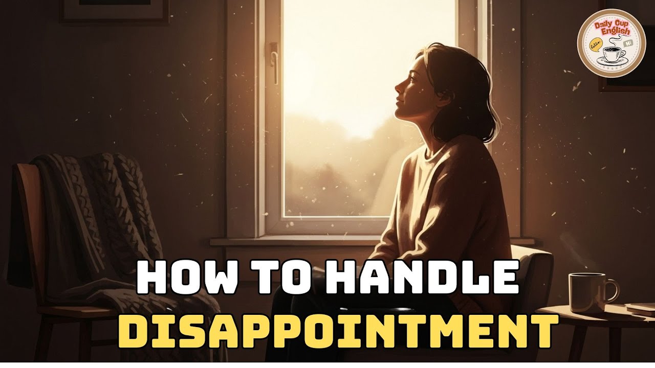 How to Handle Disappointment | Daily Cup English Podcast | Simple English Conversation for Beginners