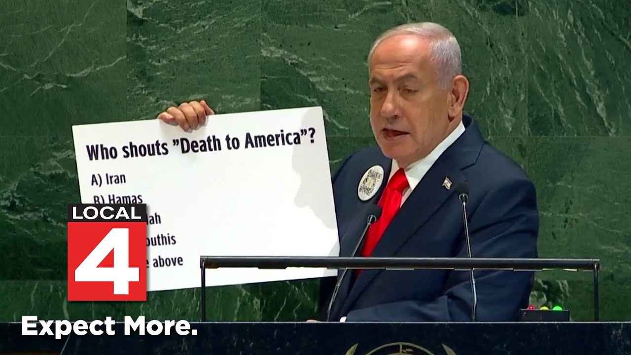 Netanyahu delivers defiant U.N. speech amid Gaza war, dozens walk out