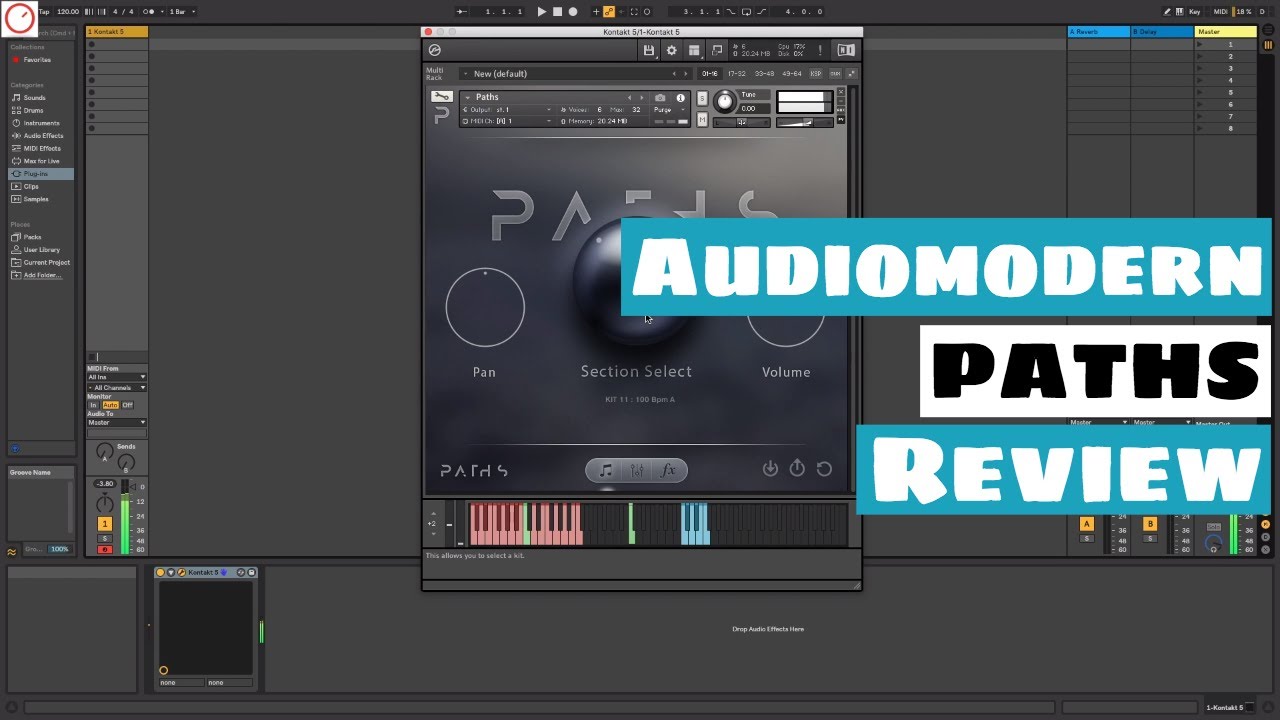 Audiomodern PATHS Review - Loop Based Kontakt 5 Virtual Instrument | SYNTH ANATOMY