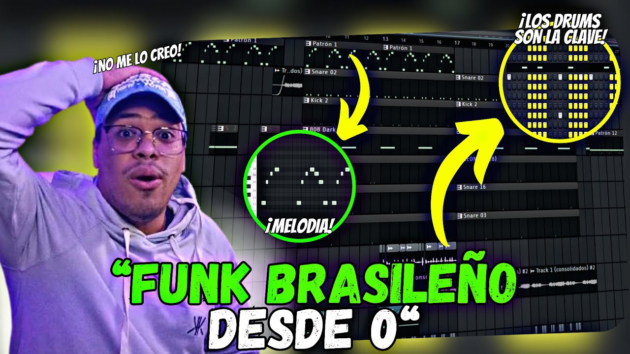 COMO HACER FUNK BRASILEÑO DESDE CERO EN FL STUDIO 21 🌟 | FL Studio Tutorial