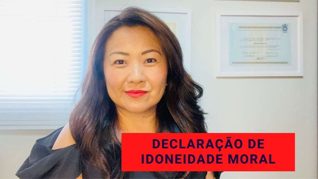 DECLARAÇÃO DE IDONEIDADE MORAL