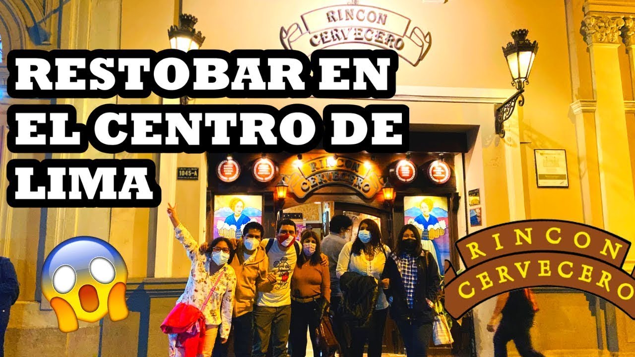 🍺FUIMOS al RINCÓN CERVECERO en el CENTRO de LIMA😱¿EL MEJOR RESTOBAR del PERÚ?🔥VLOG