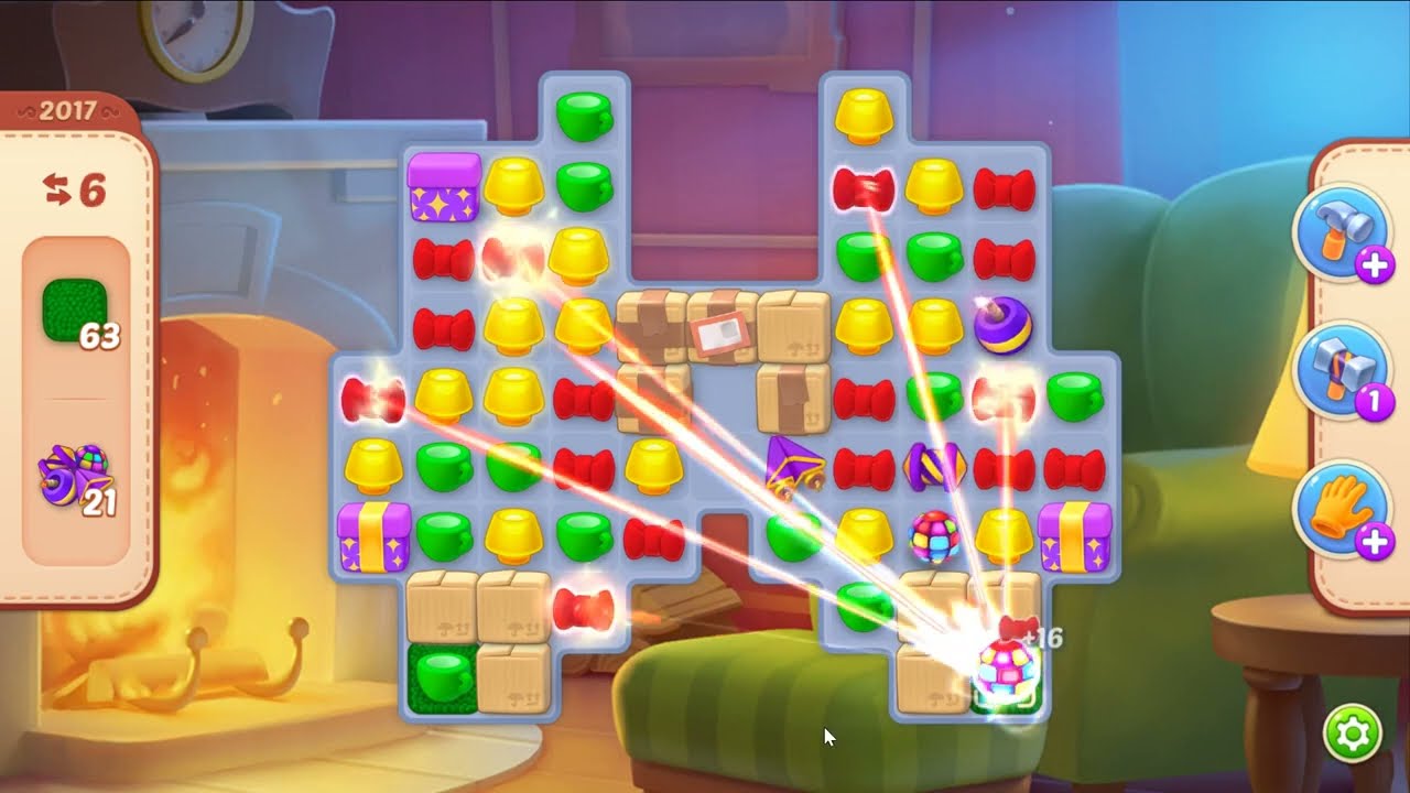 Homescapes level 2017 - 13 Moves - No Boosters #Bubunka