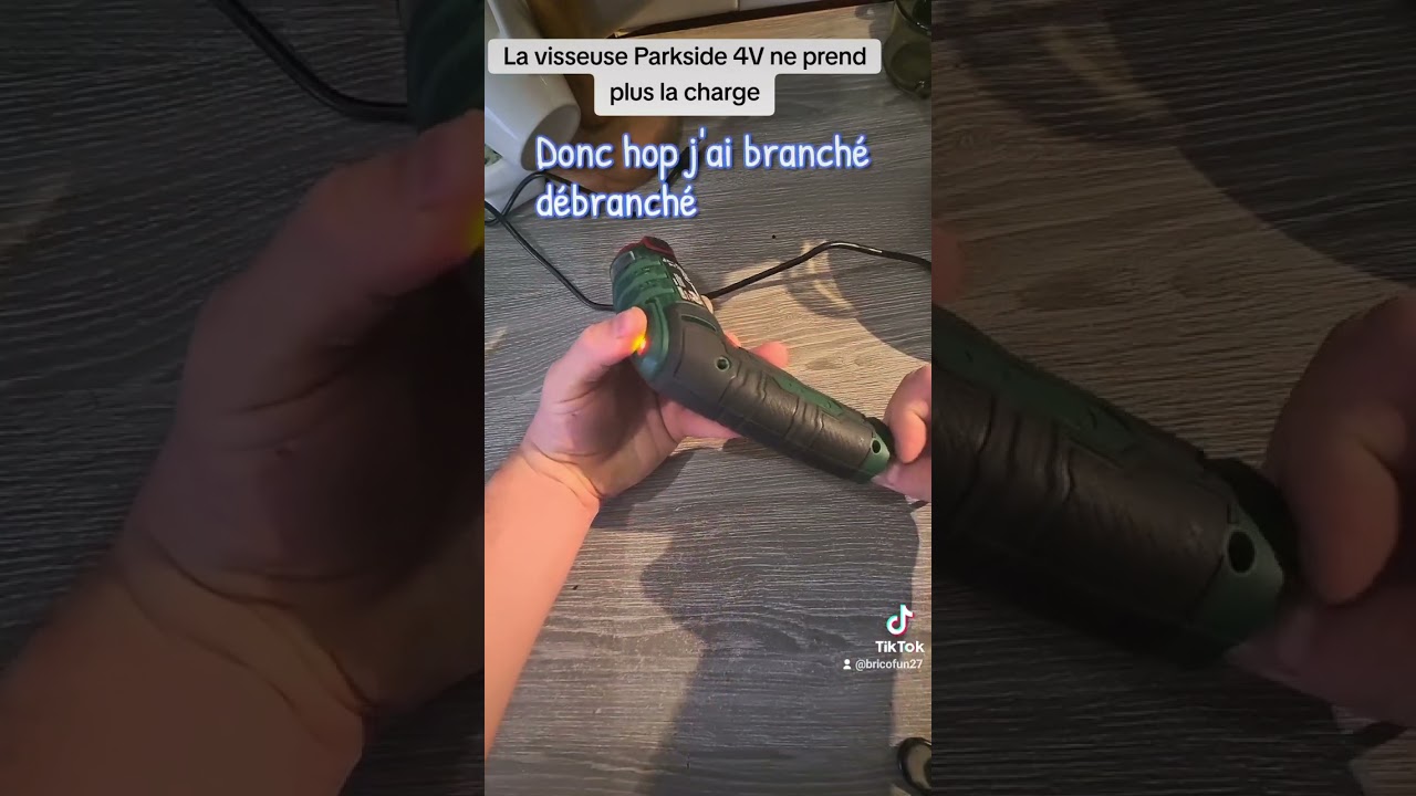Visseuse Parkside 4V ne prend plus la charge #parkside