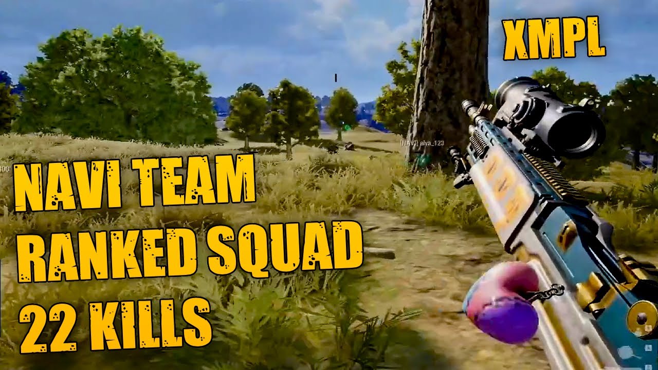 NAVI TEAM: PRO RANKED SQUAD XMPL ft. Ubah, Alya, and Mellman (22 Kills)
