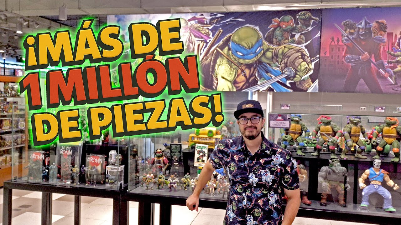 La INCREÍBLE colección de las TORTUGAS NINJA - Museo de figuras en Lima, Perú