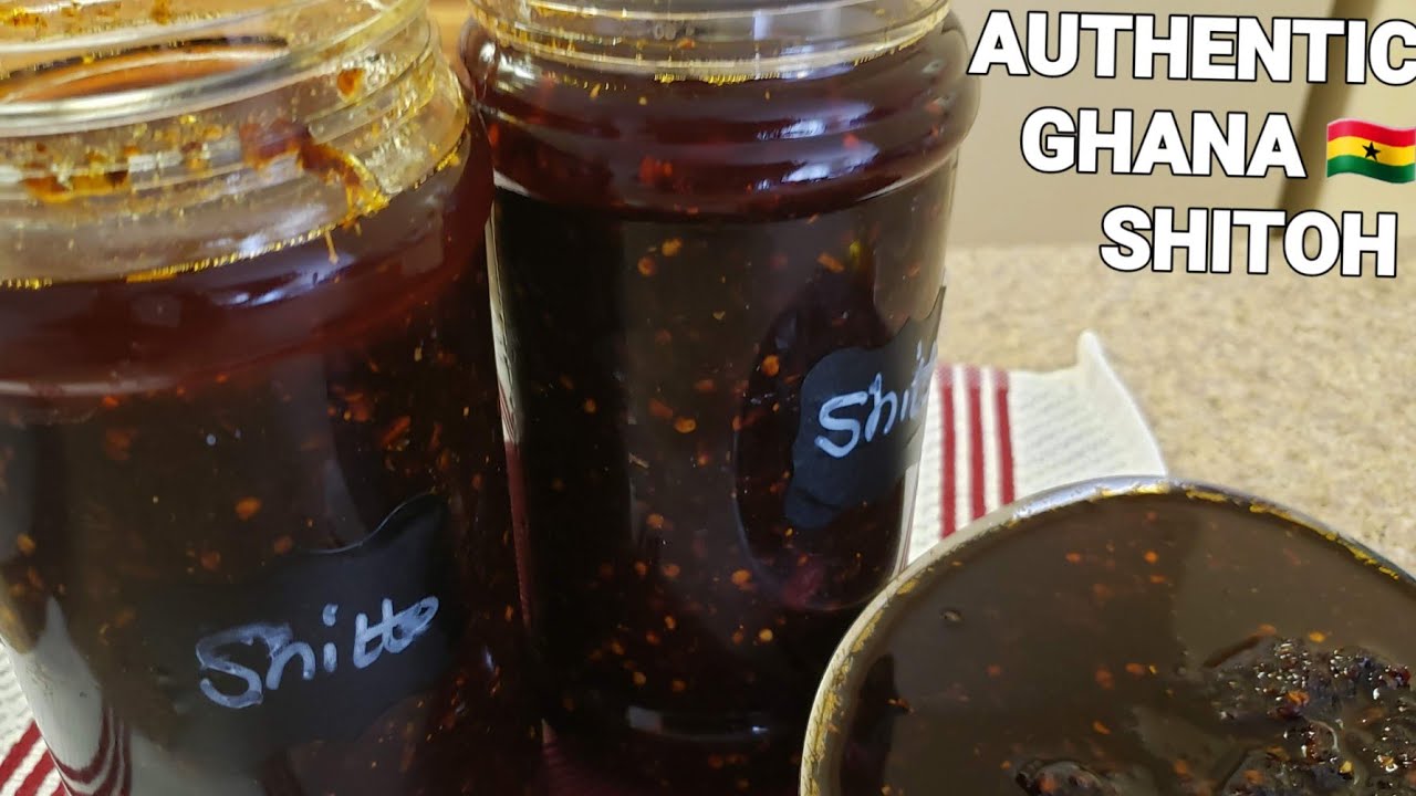 AUTHENTIC GHANAIAN🇧🇴 SHITOH ||BLACK CHILLI SAUCE || PEPPER