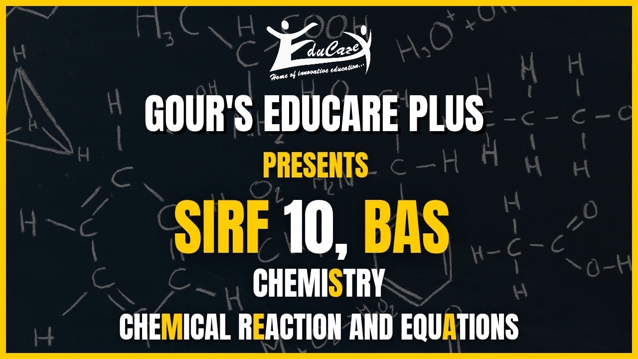 Class 10 CBSE Chemistry CHEMICAL REACTIONS AND EQUATIONS | Chapter in Just 10 Questions | Board 2026