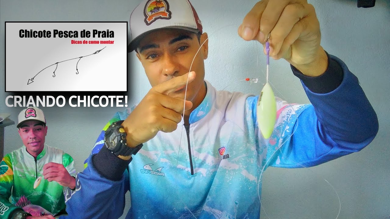 CHICOTES DE PESCA DE PRAIA ( CONFECÇÃO DE CHICOTES ) #pesca #pescadores #chicote #praia #surfcasting