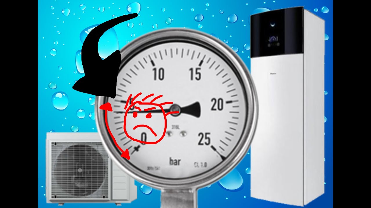 Тепловой насос Daikin Altherma, проблема с давлением, ошибка 7H-06, ремонт своими руками