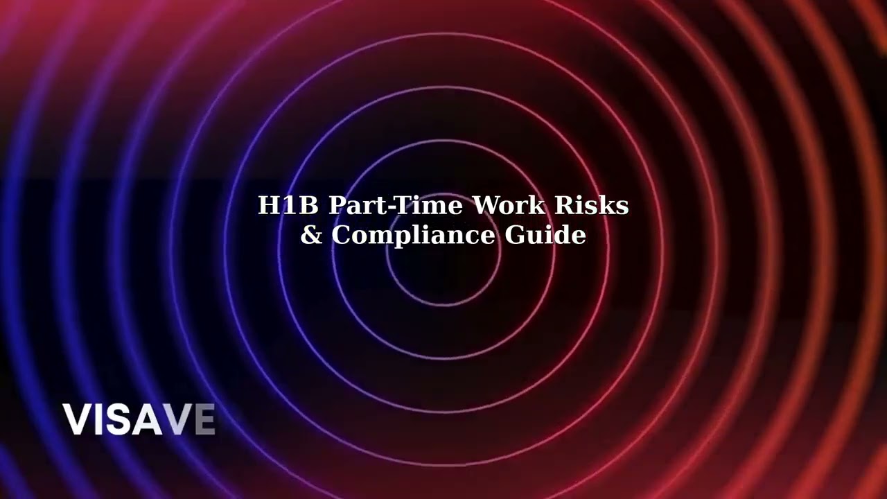 Complete Guide to H-1B Part-Time Work Compliance