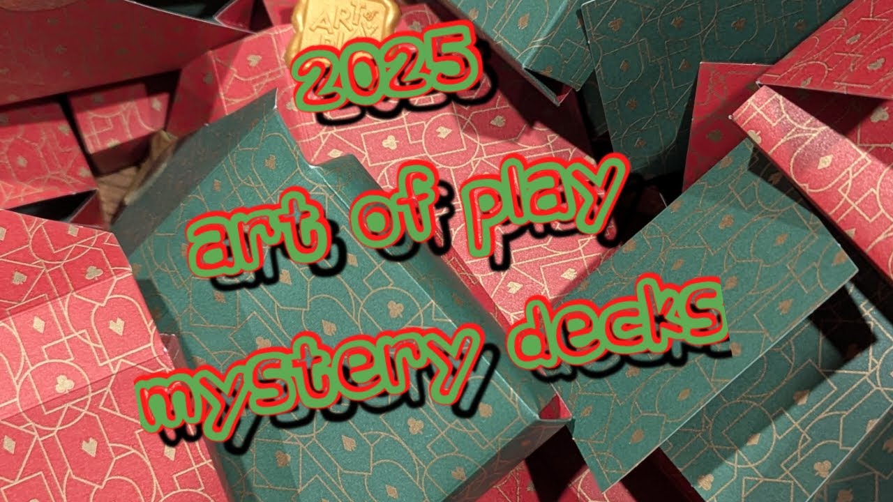 Unboxing 25 Art of Play 2025 mystery decks