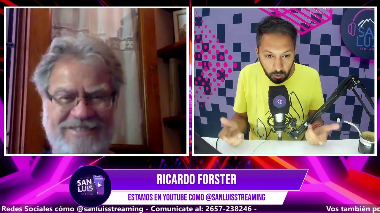 Ricardo Forster y su admiración por Borges | Por SAN LUIS STREAMING - 26 de Noviembre 2024