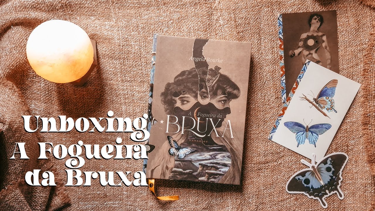 Unboxing A Fogueira da Bruxa de Angela Bourke | DarkSide Books