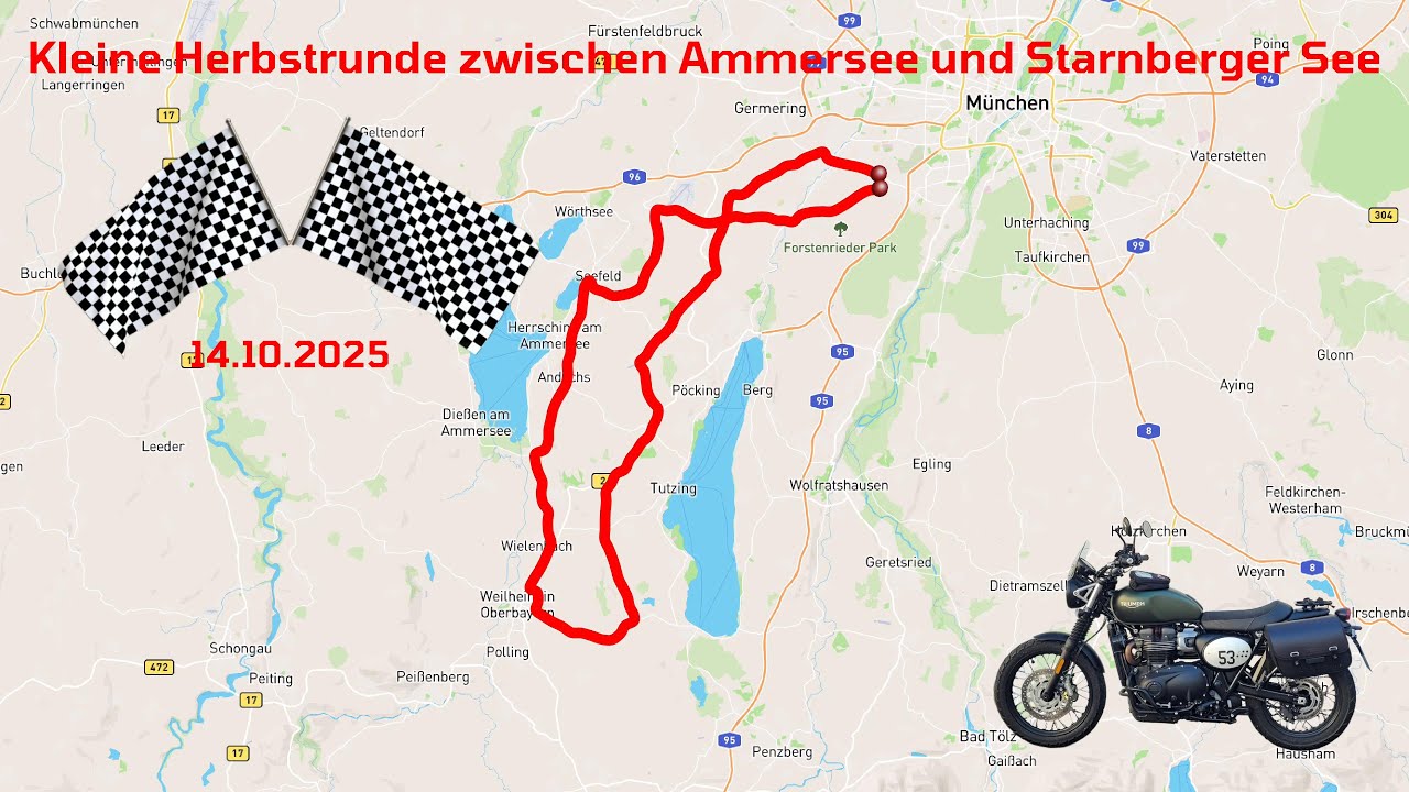 2025-10-14 Kleine Herbstrunde zwischen Ammersee und Starnberger See