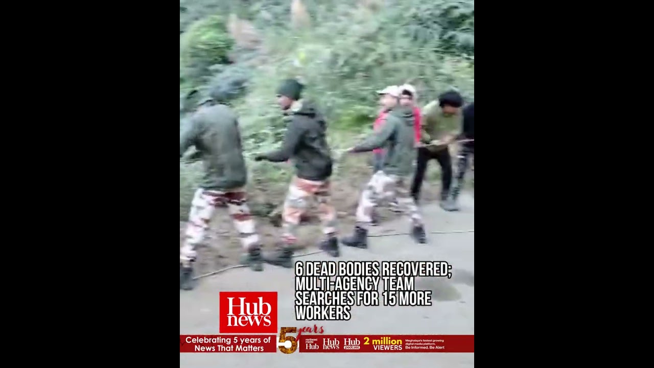 Search Underway for 15 Missing Workers After 6 Bodies Recovered in Arunachal