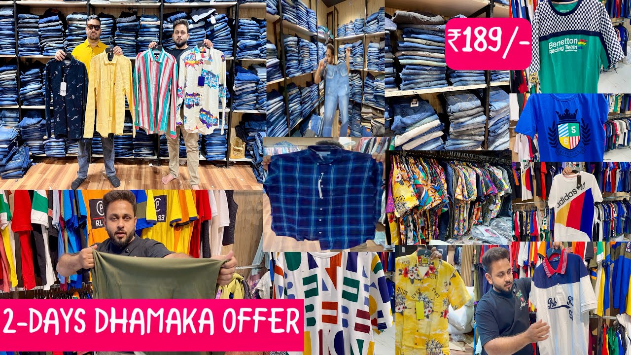Hyderabad Virel😱Chance To Chance🛍️shop in old city🌟Dhamakaoffer2-days₹189/-Shirt only #viralvideo 🔥🔥