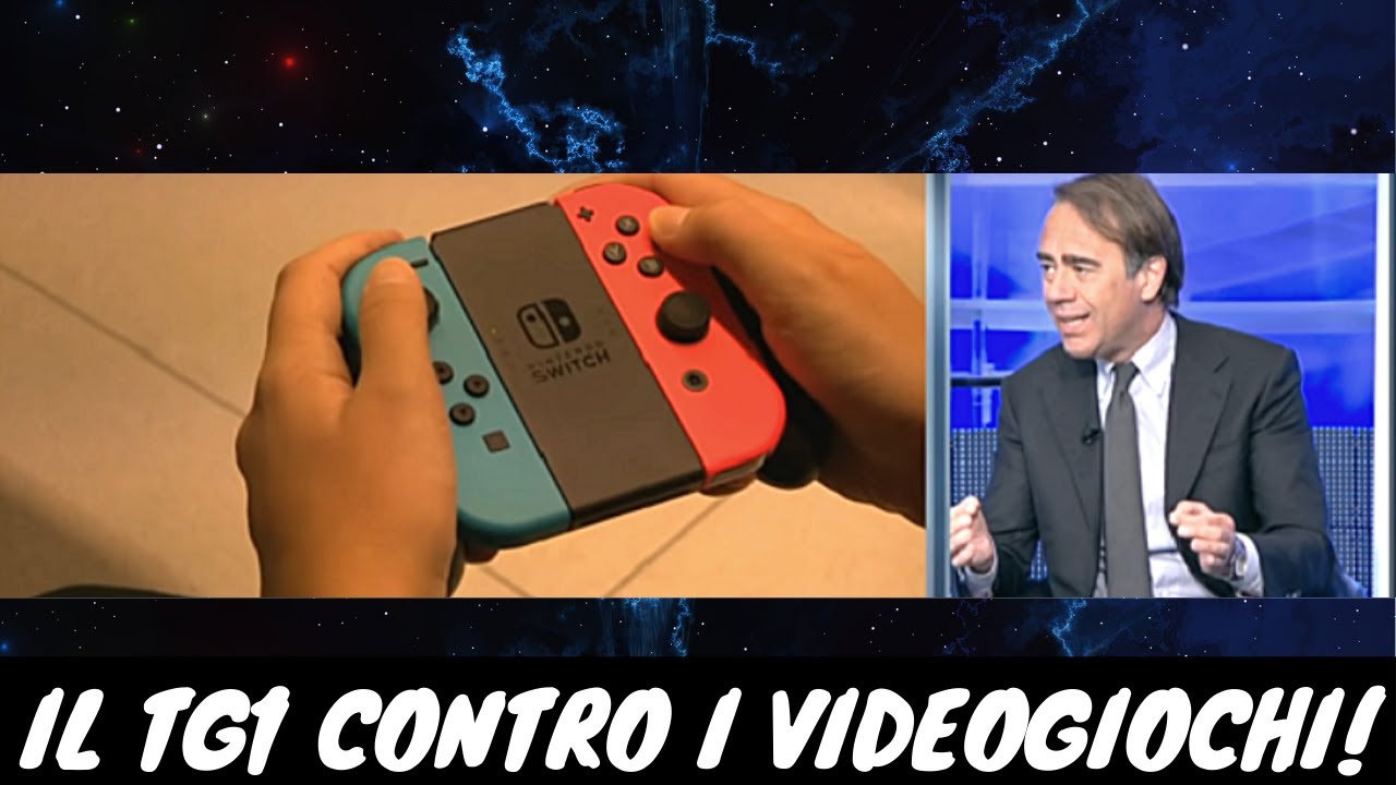 Il VERGOGNOSO servizio del TG1 contro i VIDEOGIOCHI!
