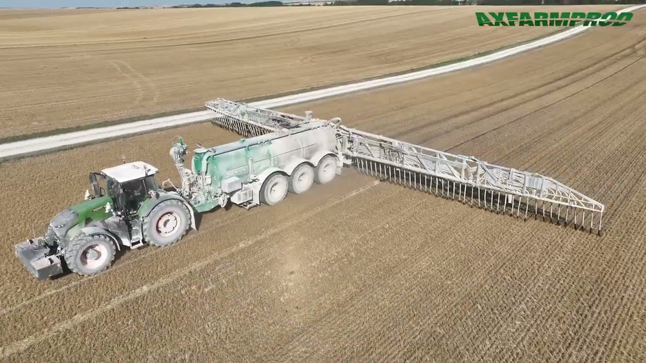 Fendt 942 g7 & Samson PG II 28 - Epandage de lisier - Champagne épandage