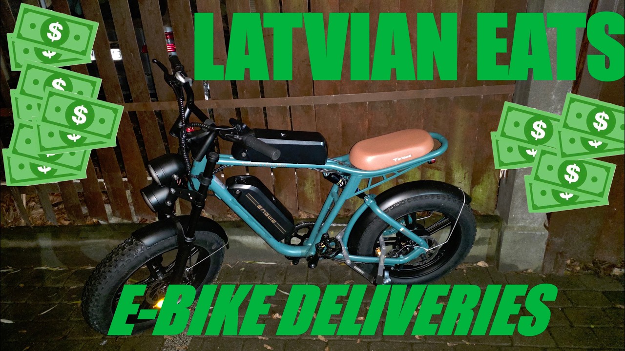 How much you can make doing 3 deliveries on E-bike a day.